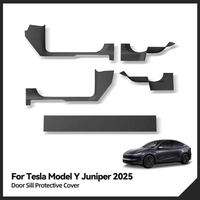 Для Tesla Model Y Juniper/Launch 2025 Накладка на порог автомобиля Аксессуары для автомобиля Передняя Задняя дверь Порог Защитная накладка от пинков