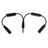 1 In 2 Out 3.5Mm Male To Double Mono 3.5Mm Female Headphone Y Splitter Cable