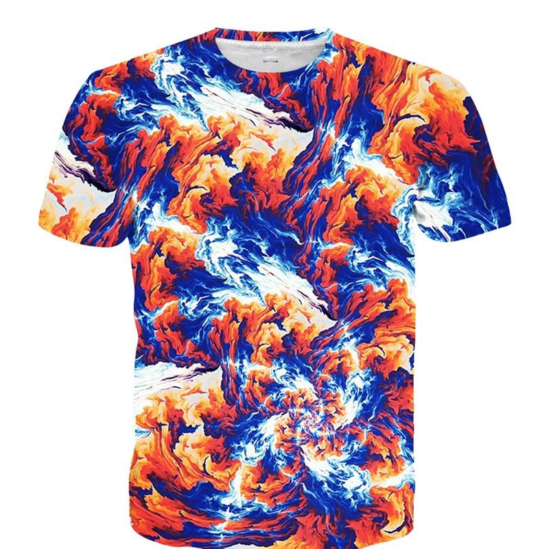 2026 New Men's 3D Printed Fashion Short-Sleeve T-ShirtNovel Casual Short-SleeveBreathable andQuick-Drying for Sports and Fitness