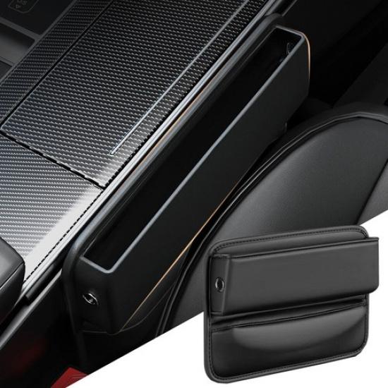 Car Accessories Seat Gap Filler Storage Box Phone Holder Organizer Bag Universal