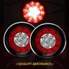 12V Car LED Turn Signal Light Round Rear Brake Lamps LED Rear Light Turn Signal Light Stop Parking Brake Lamp Driving Lamps