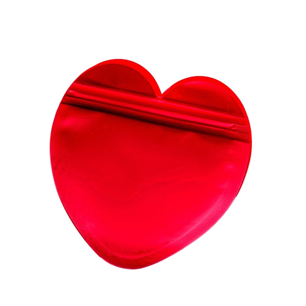 20pcs Heart Candy Plastic Bag For Wedding Birthday Party DIY Display Necklace Bracelet Gifts Packaging Pouch Small Businesses