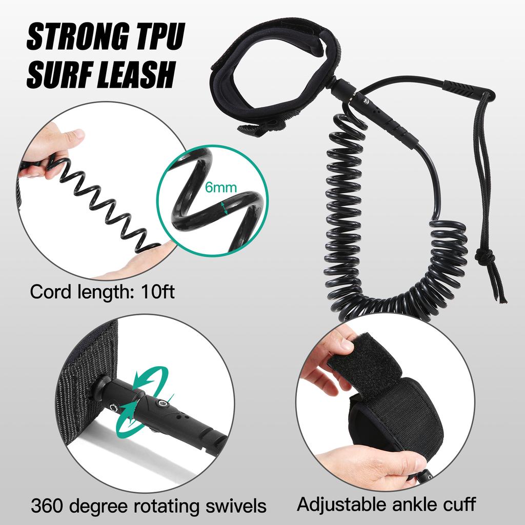 Надувная доска для гребли стоя для взрослых, толщиной 6 дюймов, SUP падлборд, набор для водных видов спорта и серфинга с регулируемым веслом