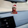 Christmas Cartoon Cat Pendant Christmas Car Interior Decoration Christmas Tree Hanging Ornaments Car Ornaments Party Supplies