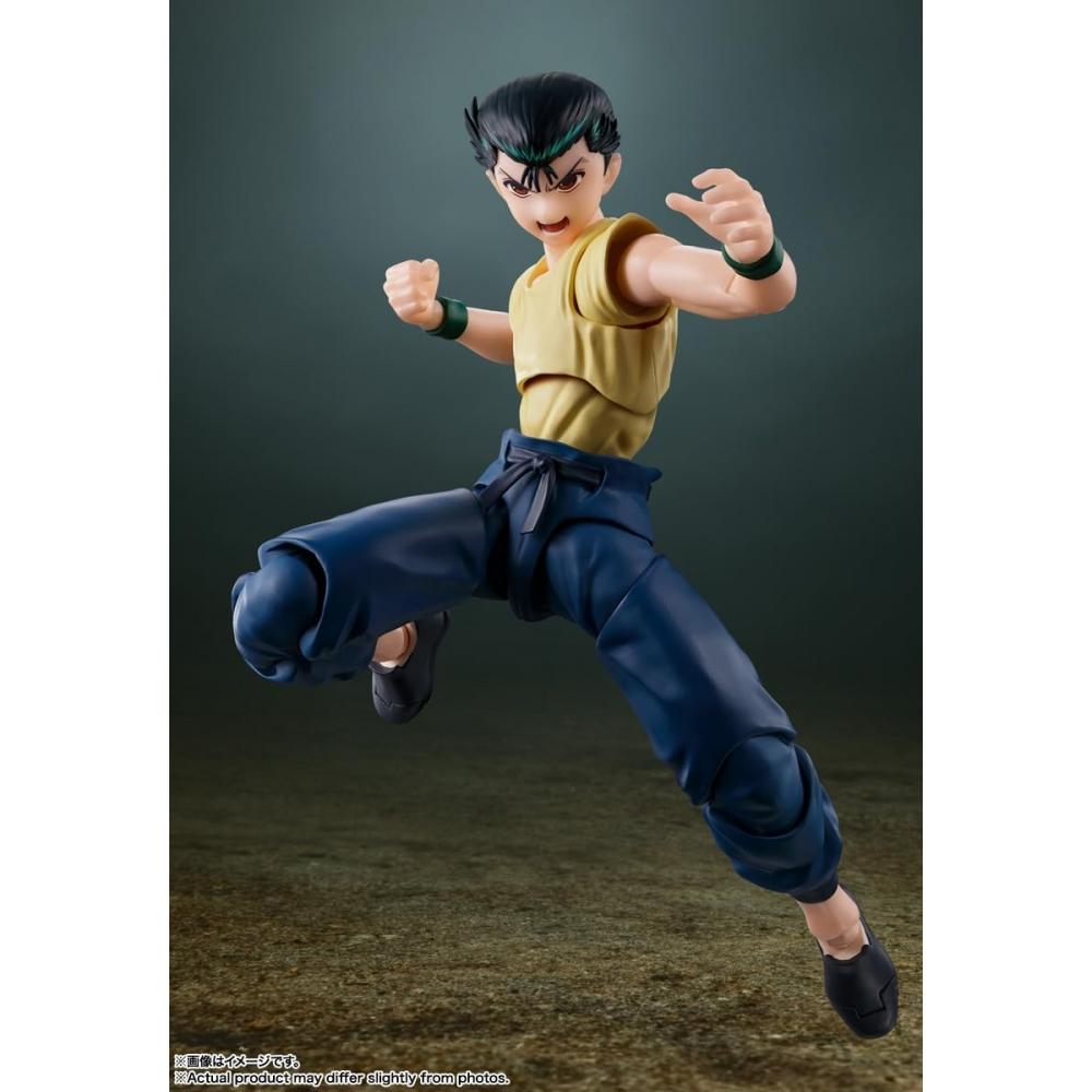 SHFiguarts Yu Yu Hakusho Yusuke Urameshi примерно 145 мм окрашенная подвижная фигурка из ПВХ и АБС