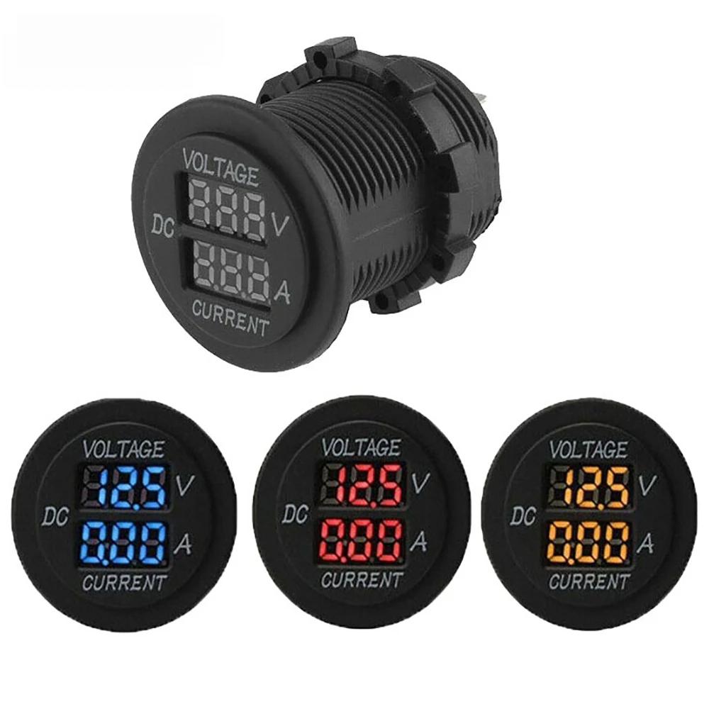 Универсальный цифровой вольтметр-амперметр постоянного тока от 9 В до 48 В 10 А, измеритель напряжения и тока, светодиодный дисплей, измерение для 12 В 24 В 36 В, электрический Je10