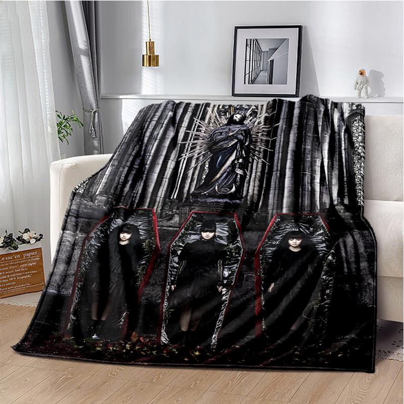 Pop Metal Band Throws Blanket for Kids Couch Sofa Travel Home Picnic Hiking Bed Beding Super Soft Flannel Blanket birthday gift