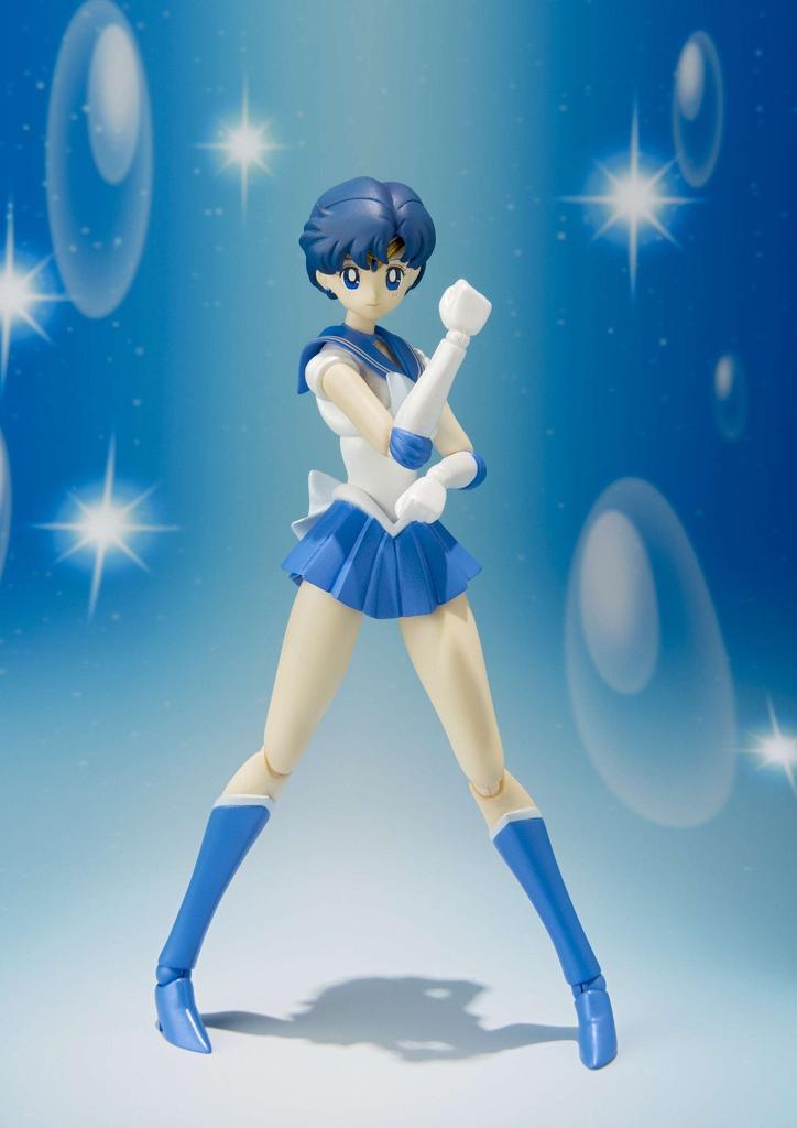 TAMASHII NATIONS Sailor Moon Sailor Mercury 140mm Painted Movable Figure S.H.Figuarts Approx. PVC&ABS