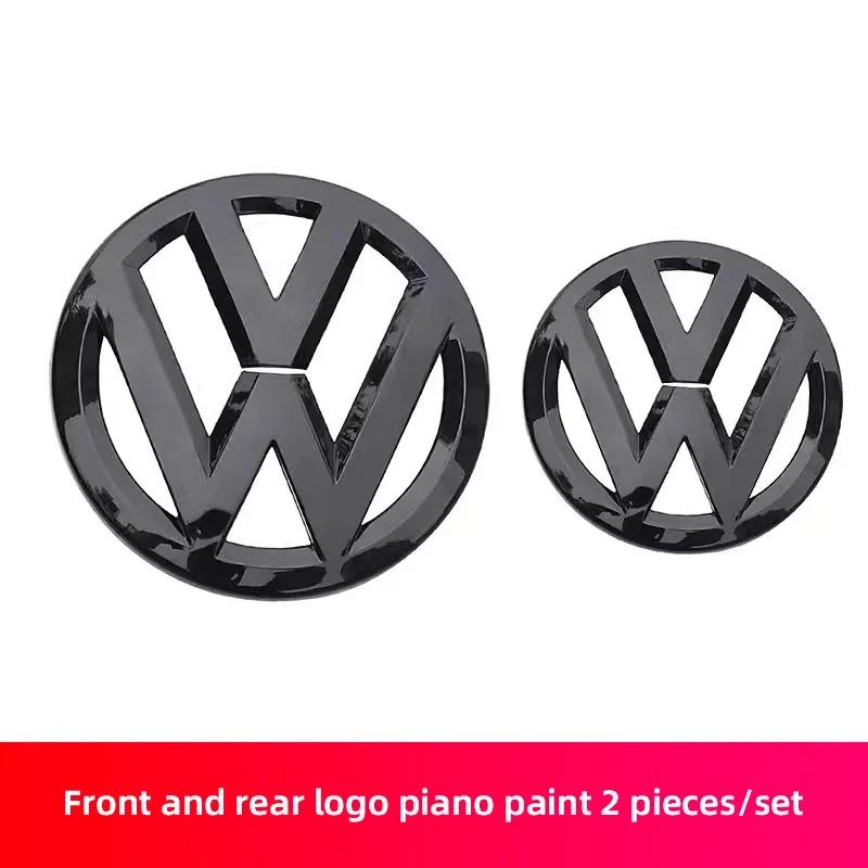 YKPSC1 1 Set Car Front Grill/Rear Trunk Emblem Lid Covers Logo Sticker For  VW Tiguan Arteon CC PASSAT B6 7 8 8.5 POLO T-ROC MK6 7 8