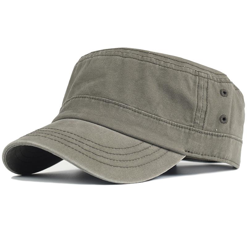 Высококачественная хлопковая плоская шляпа с плоским цилиндром, повседневные военные кепки для мужчин и женщин, армейская кепка, уникальный дизайн, винтажная регулируемая