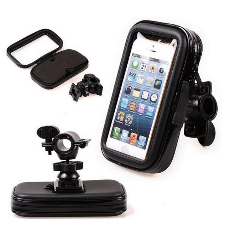 GPS Navigation Stand Car Motorcycle Holder Moto Waterproof Case With 360 Degree Phone Case Bag