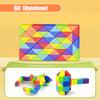 Magic Rule Snake Colored Puzzle Toy - Transformable Multi-color Magic Cube Educational Decompression Fidget Toys for Kids