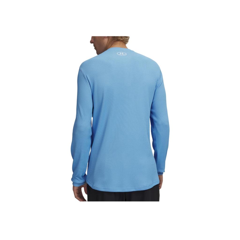 Under Armour Лого Однотонный Пуловер Футболка с Длинным Рукавом Мужские Топы 1302356-465