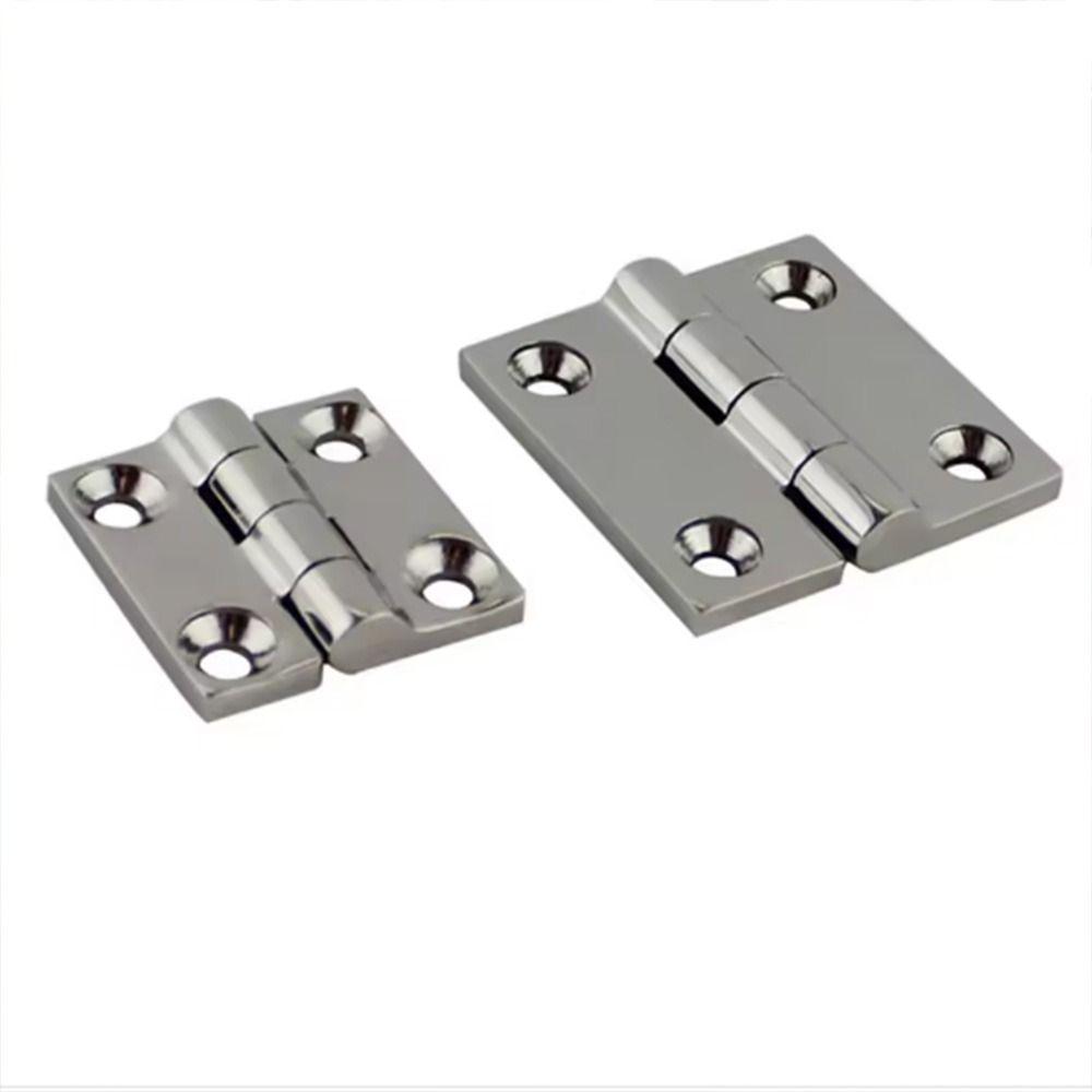 with 4 Holes Boat Hinges Solid Cast Hatch Cabinet Door Hinge Stainless Steel Butt Hinge Glass Door