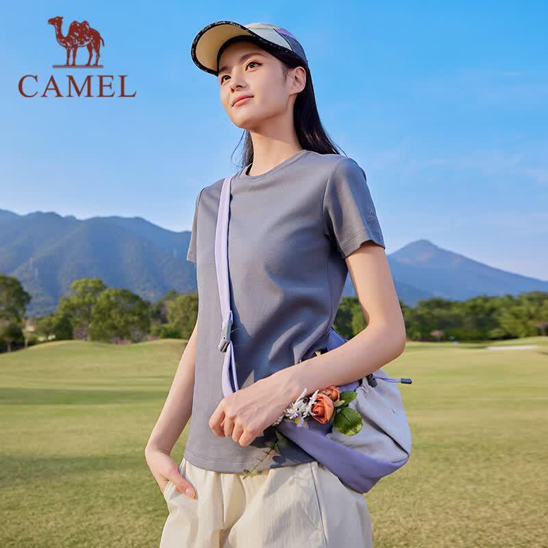 CAMEL Women's Ice Feel Anti-bacterial Breathable Short Sleeve T-Shirt