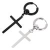 1pc Chic Earrings Korea Jewelry Cross Pendant Dangle Charm Gifts Party FashionWomen Men Accessories