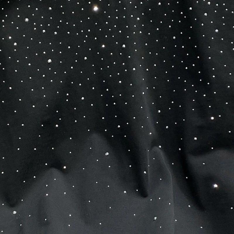 Удобная летняя футболка со стразами и заклепками, мужская одежда с круглым вырезом, повседневная футболка, модная мужская уличная летняя футболка с короткими рукавами, мягкая