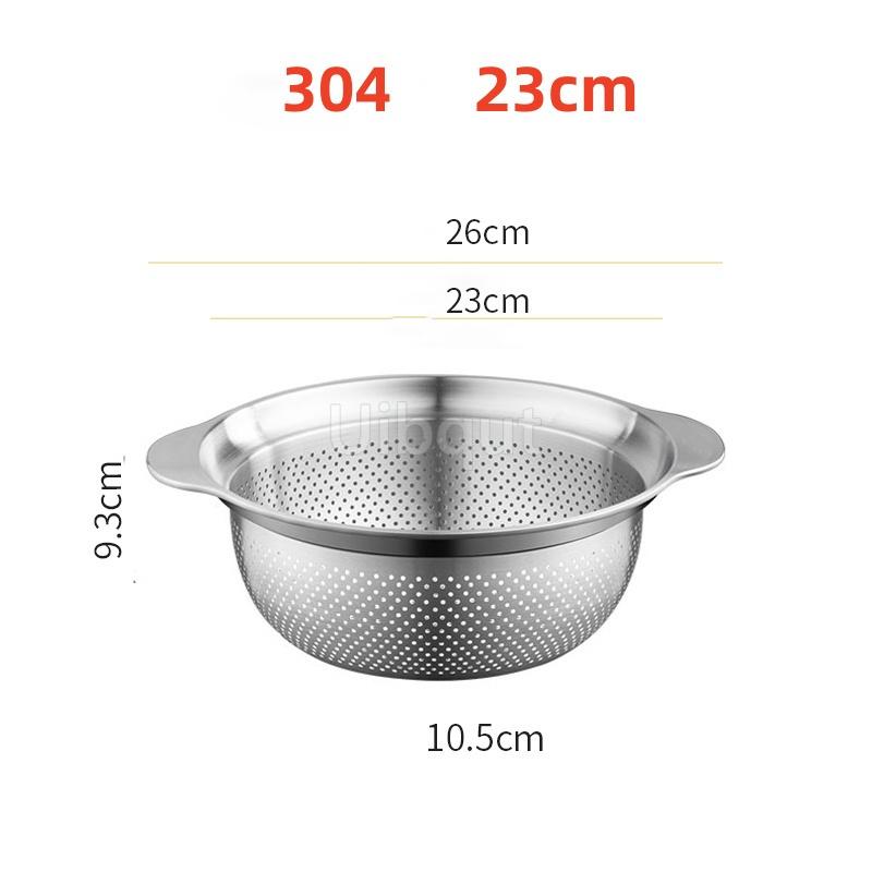 Раковина для мытья овощей Корзина Артефакт для мытья риса Фильтр для фруктов Сито Кухонные принадлежности Корзина для слива из нержавеющей стали 304