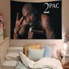 2PAC Тупак 3D Печать Мультяшный Гобелен Настенное Украшение Домашний Декор