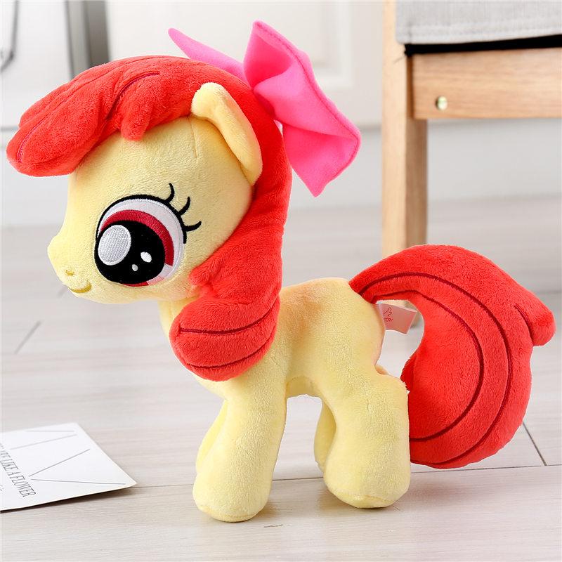 New My Little Pony Plush Toys Twilight Sparkle Pinkie Pie Rarity Fluttershy Applejack Rainbow Dash Stuffed Doll Kid Xmas Gift