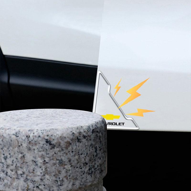 2 шт. Прозрачная накладка на угол двери автомобиля Защитная наклейка от царапин Для Chevrolet Spark Captiva Camaro Lova Aveo Автомобильное зеркало заднего вида Козырек от солнца