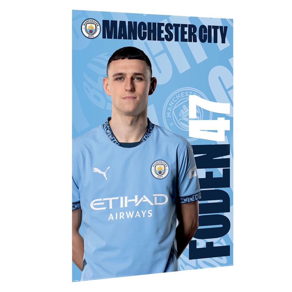Manchester City FC Phil Foden Poster