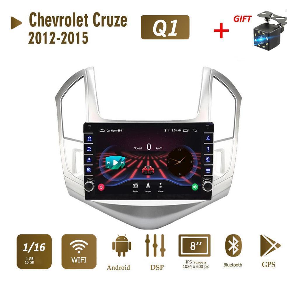 Автомобильное радио для Chevrolet Cruze 2012-2015 с кнопкой, 2Din мультимедийный плеер, Android, GPS-навигация, головное устройство 2din Carplay 2 + 32 ГБ