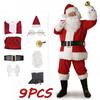 New Santa Claus Clothes Enlarged and Thickened Christmas Costumes Christmas Costumes Holiday Classic Performance Clothes