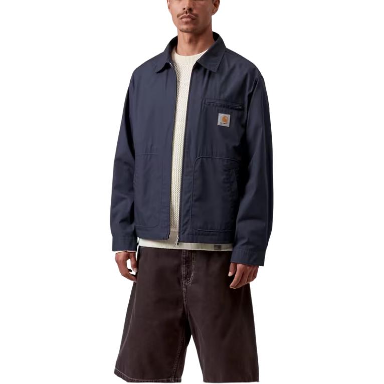 Carhartt WIP SS26 Почтовая куртка с длинным рукавом Повседневная куртка на двусторонней молнии Унисекс I036136-01-XX