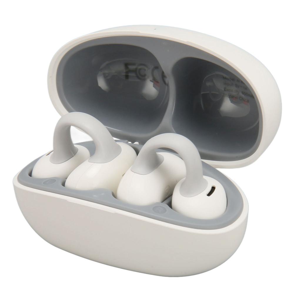 Наушники-клипсы Bluetooth Hi-Fi стерео с шумоподавлением, 55 часов работы, беспроводные наушники-клипсы для спорта, путешествий, тренажерного зала