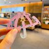 Music Note Umbrella Shape Carabiner Hollow Candy Color Buckle Keychain Multipurpose Backpack Charms Pendant Decoration Gifts
