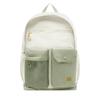 New LiNing Fitness Series Polyester Backpack Unisex Moon White & Light Gray Green ABSV157-1