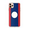 Coque iPhone - Multicolore - Drapeau Laos - Souple - Silicone - Vertical