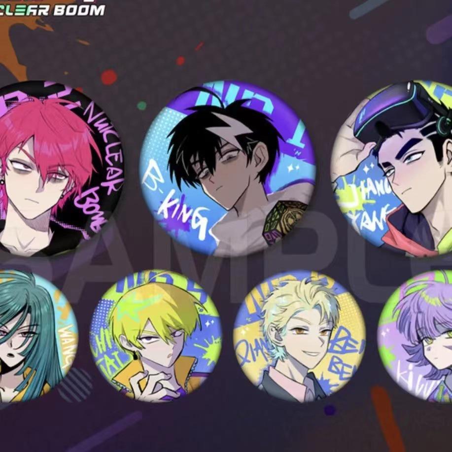 Значок «Граффити старшей школы»: Rong Xingye Брошь и Подвеска Подарок для Одноклассников