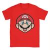 Мужская Женская Мультяшная Футболка Super Marios Хлопковая Одежда Винтажная Футболка с Коротким Рукавом Круглым Вырезом Футболка для Взрослых