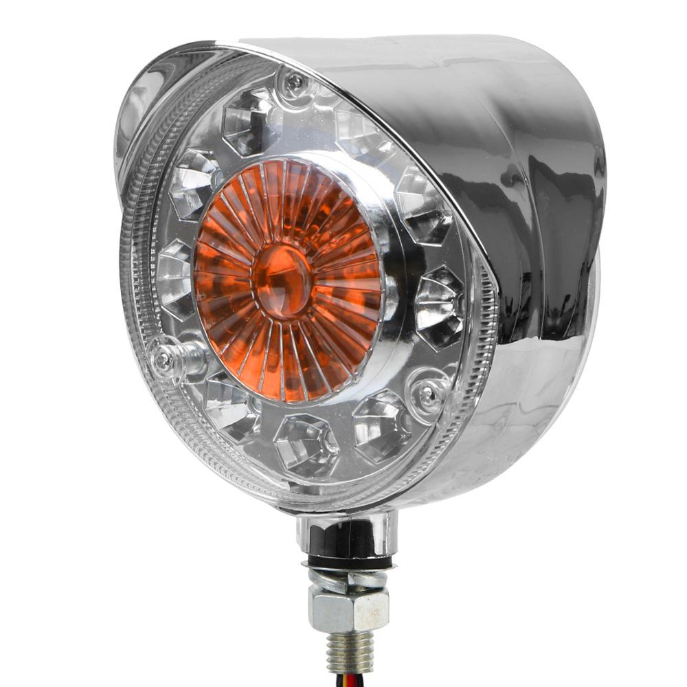 Двойной стоп-сигнал, боковые габаритные огни, светодиодные указатели поворота, красный/желтый для грузовых автомобилей, автомобилей, прицепов, тракторов, автобусов, лодок, 28 светодиодов, 24 В