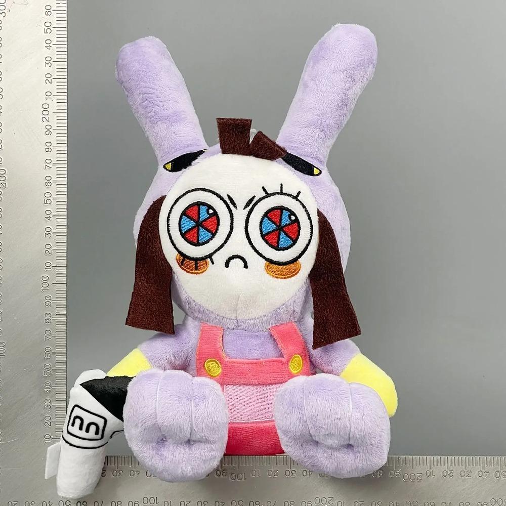 Плюшевая игрушка Кролик из Цирка Мультяшный 23 25 см Милая Кукла Животное Набивной Кролик Мягкая Плюшевая Игрушка Вдохновленная Аниме Цифровой Цирк Аксессуары
