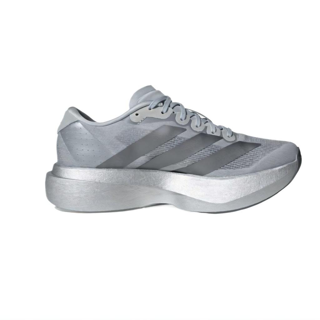 adidas Adizero Evo SL Низкие Детские Беговые Кроссовки Серебристый/Железный Металл/Серый Два Унисекс KK1248