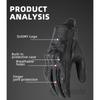 Real Leather Motorcycle Gloves Men Women Touchscreen Compatible Breathable Anti-Slip Retro Style Riding Gear