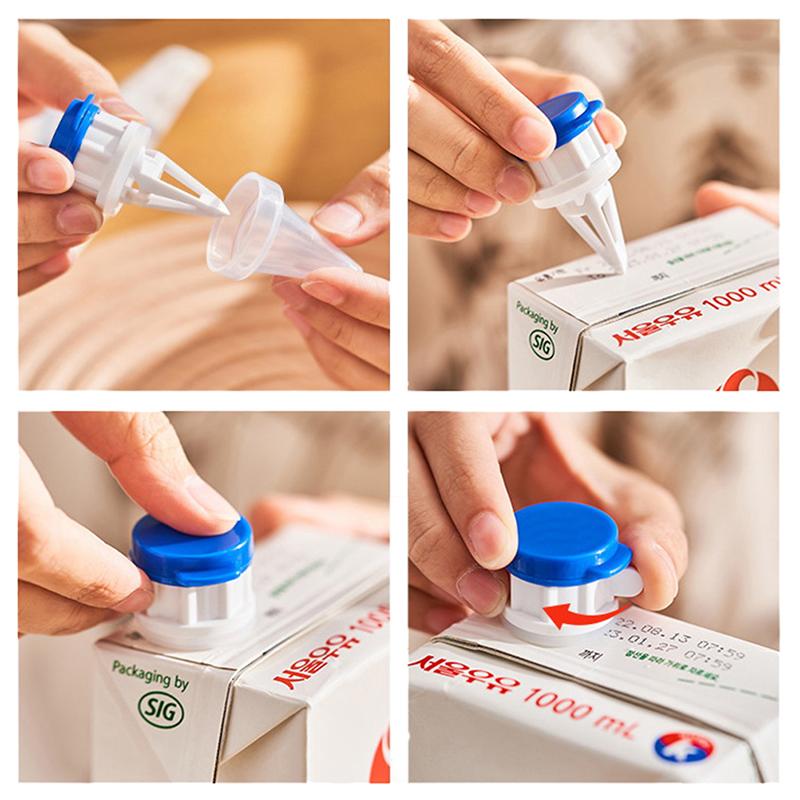 2 шт., сливной носик, бутылки для молока, разделитель бутылок, сменные колпачки для напитков