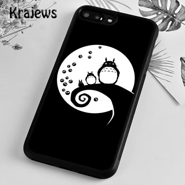 Мягкий чехол для телефона Krajews Studio Ghibli «Мой сосед Тоторо» для iPhone 14 SE 6 7 8 plus 11 12 13 pro XR XS max Samsung S21 22