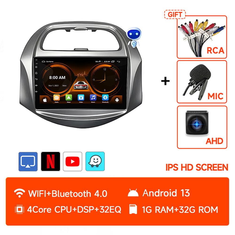JIUYIN 9 Inch Car Stereo with Screen for Chevrolet SPARK BEAT Android Auto Wireless Carplay 4G Electronics Navigation with Frame