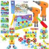 2 Rappy Luce Electric Toy Educational Toy Boys DIY Carpentry Dinosaur Birthday Christmas Present STEM 3D Puzzle Peg 236PCS Drills!