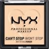 Пудра для лица Nyx Can't Stop Want Stop 02 Светлый 6 г