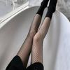 Black Fishnet Rhinestone Stockings: Women's Sexy Hollow-Out Mesh Hosiery