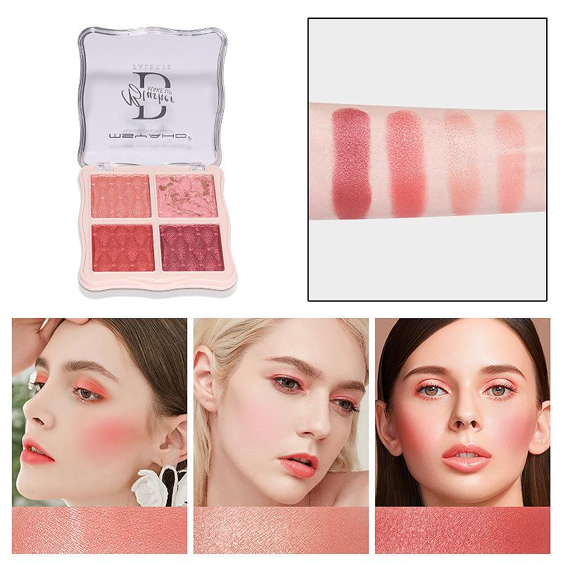 Sweet Eyes Palette BlusherConstructive Nude Makeup Natural Matte Long-lasting Rouge Makeup Makeup Supplies High Quality