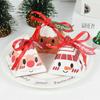 50Pcs Triangle Chocolate Packaging Boxes with Tag Gift Package Boxes Christmas Candy Box New Year