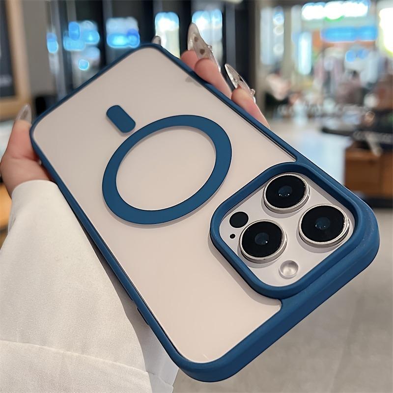 Роскошный прозрачный акриловый чехол с магнитами Magsafe для iPhone 17 Pro 16 15 14 Plus 13 12 11 Pro Max, тонкий чехол с поддержкой беспроводной зарядки