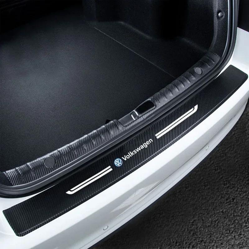 VW GTI GOLF 2026 Hot For VW VOLKSWAGEN Car Door Sill Protector Trunk Bumper Threshold Sticker for Volkswagen Passat Tiguan Golf