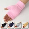 Winter Half Finger Gloves Women Men Soft Plush Fleece Warm Gloves Solid Color Hand Wrist Fingerless Mittens Fashion